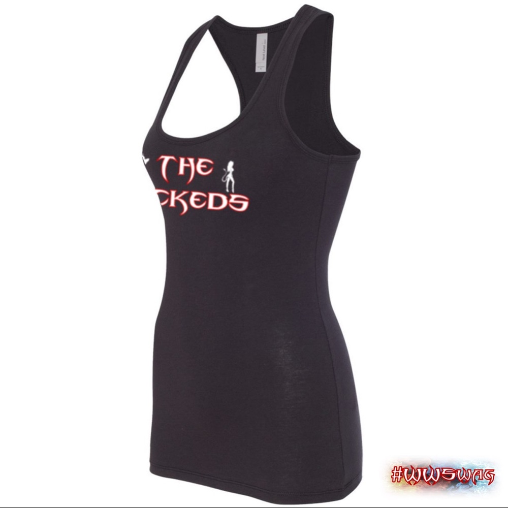 Tank Top Racerback Style - Black - Picture 2 of 5